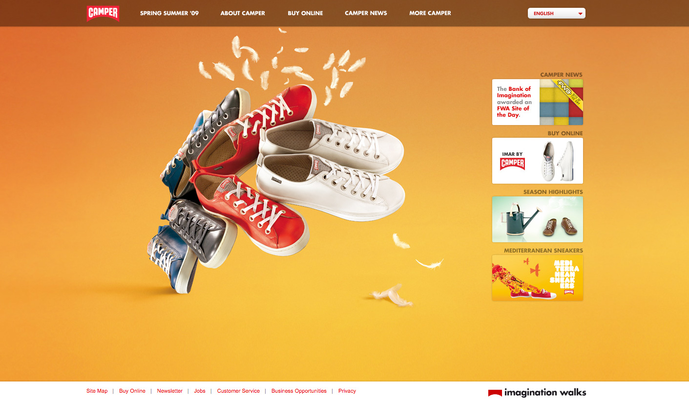 Camper AW09/SS10 Homepage