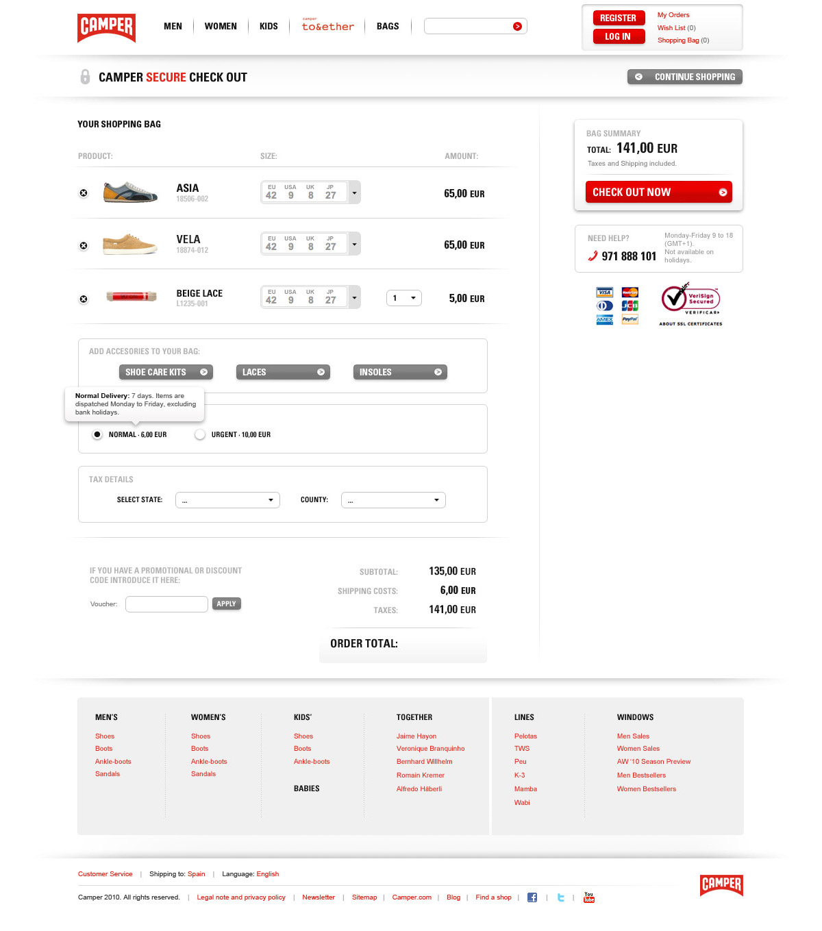 Camper Online Store