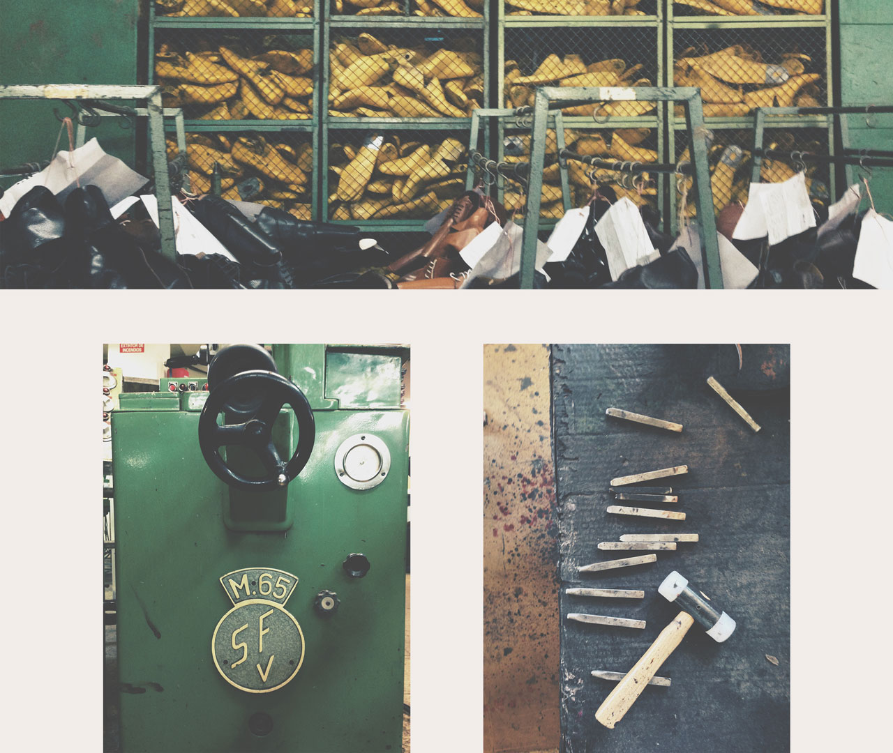 George's Shoes factory